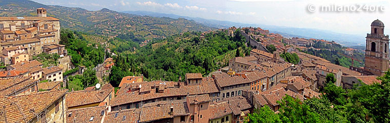 Perugia Hauptstadt Umbriens